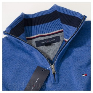 TOMMY HILFIGER SWETER MESKI NA ZAMEK_HALF ZIP